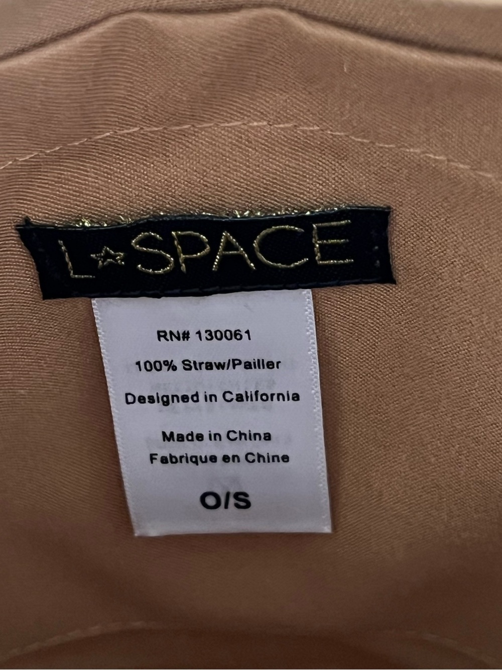 L Space LSPACE Bella Woven Straw Mini Tote Bag in Natural - Picture 6 of 7
